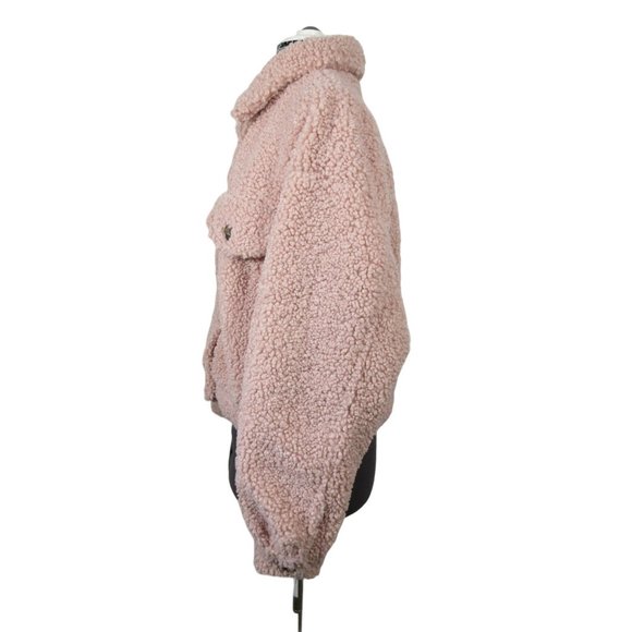 Forever 21 Contemporary faux fur pink jacket - Picture 2 of 10